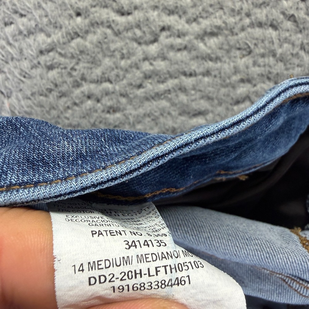 Lee Secretly Shapes Jeans Womens 14 Blue Cotton Denim Bootcut Mid Rise Stretch - Picture 8 of 12